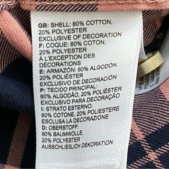 THE NORTH FACE Men’s Hayden Pass 2.0 Pink/Blue Plaid Button Down Shirt Size L - Picture 7 of 12